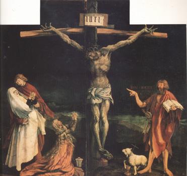 Matthias  Grunewald The Crucifixion (nn03) France oil painting art